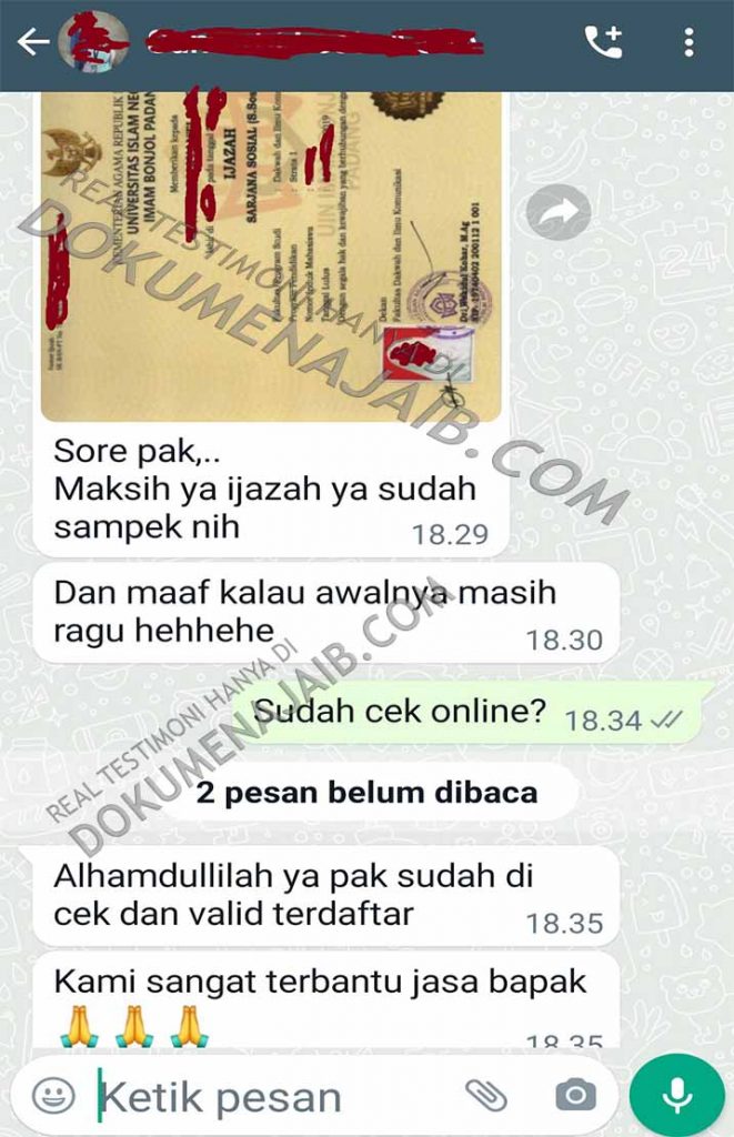 Testimoni Pembuatan Ijazah 3744