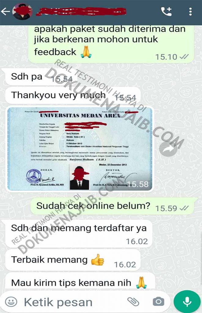 ijazah kedokteran nembak